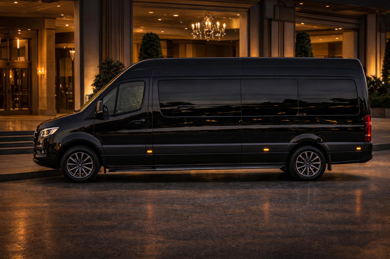 City to Any Airport Transfer Sprinter Minimum 4 hours